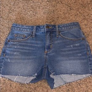 Denim shorts